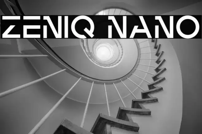 Zeniq Nano Font examples
