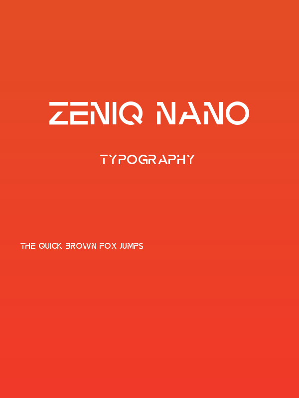 Zeniq Nano Poster