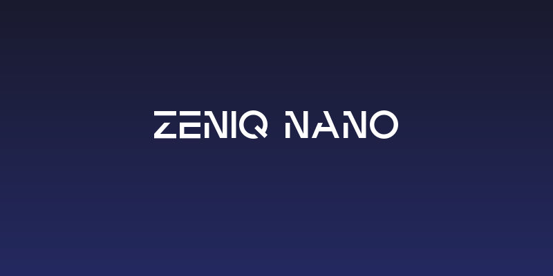 Zeniq Nano Social Header