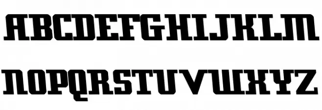 Zenith 2000 Schriftart Groß