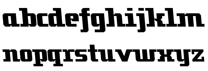 Zenith 2000 Font LOWERCASE
