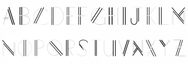 Zenith Schriftart Groß