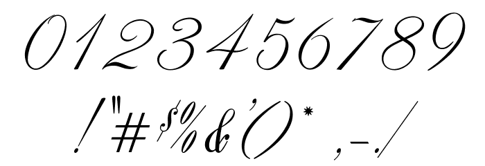 ZenithCP Font OTHER CHARS