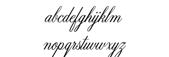 ZenithCP Font LOWERCASE