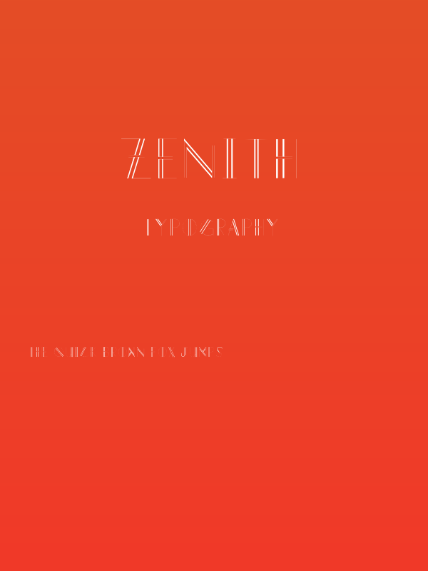 Zenith Poster