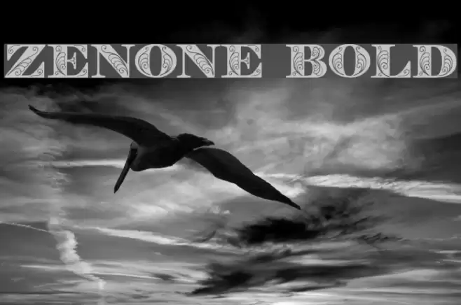Zenone Bold Schriftart examples