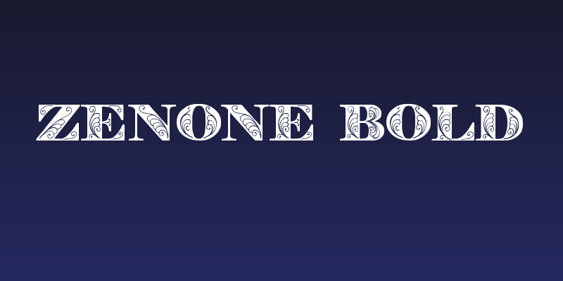 Zenone Bold Social Header