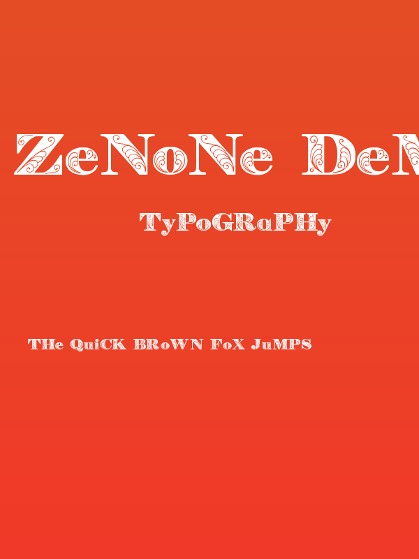 Zenone Demo Poster