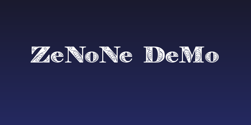 Zenone Demo Social Header
