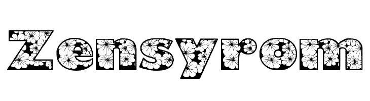 Zensyrom  font caratteri gratis