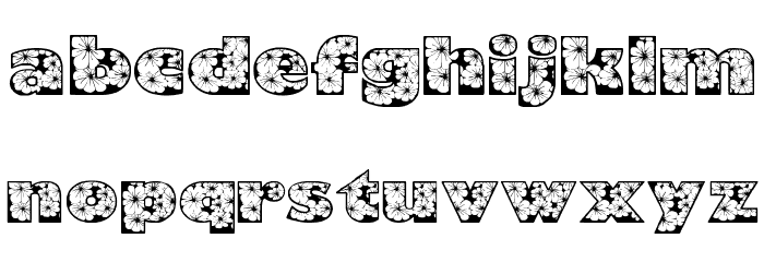 Zensyrom Font LOWERCASE