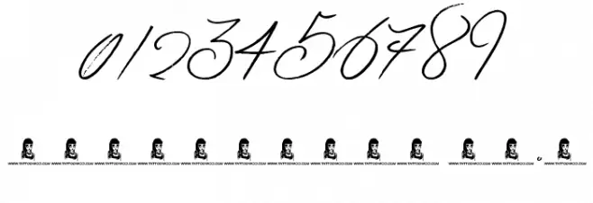 Zentangle Font OTHER CHARS