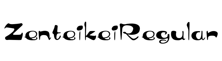 Zenteikei Regular  免费字体下载