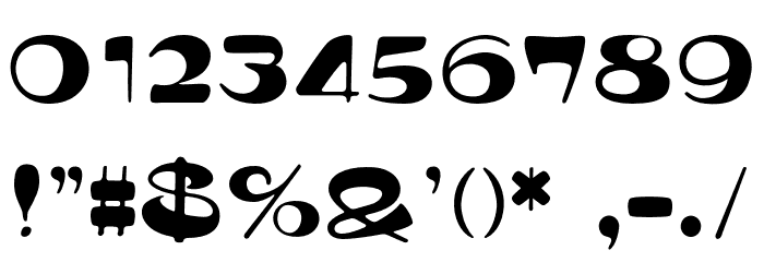 Zenteikei Regular 字体 其它煤焦