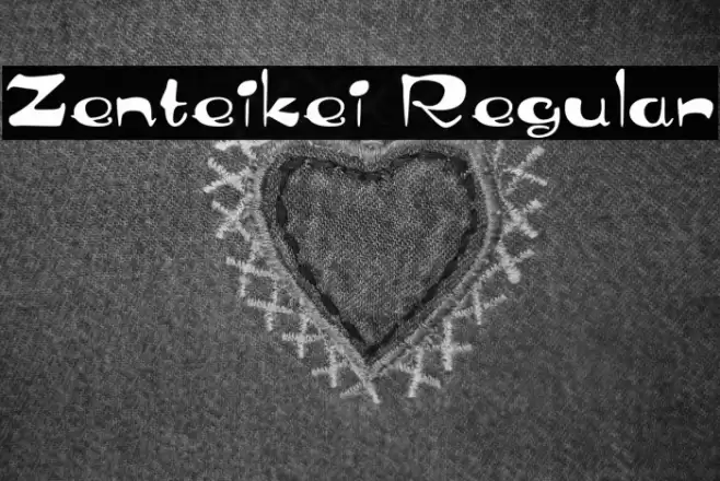 Zenteikei Regular フォント examples