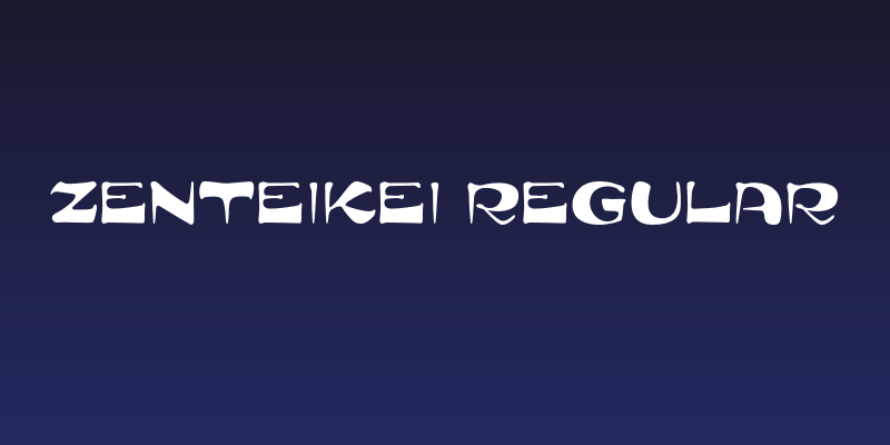 Zenteikei Regular Social Header