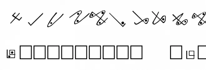 Zentraedi Font OTHER CHARS