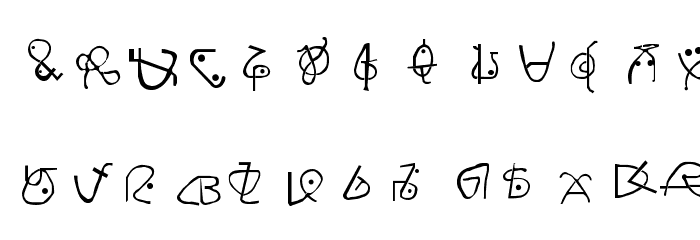 Zentraedi Font LOWERCASE