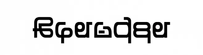 Zentran  免费字体下载