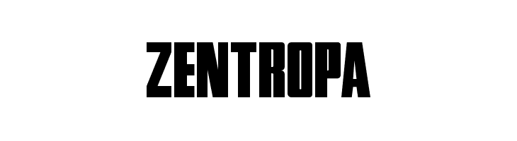 Zentropa  नि: शुल्क फ़ॉन्ट्स डाउनलोड