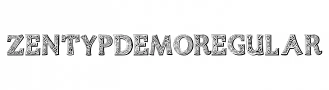 Zentyp Demo Regular  Fuentes Gratis Descargar