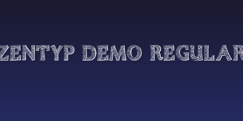 Zentyp Demo Regular Social Header
