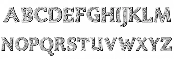 Zentyp Demo Regular 字体 小写