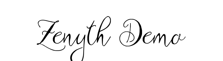 Zenyth Demo  免费字体下载