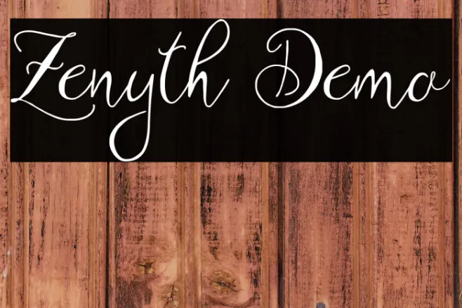 Zenyth Demo Example 2