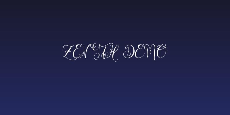 Zenyth Demo Social Header