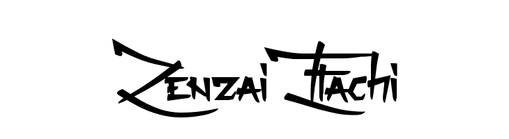 Zenzai Itachi  नि: शुल्क फ़ॉन्ट्स डाउनलोड