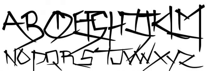 Zenzai Itachi Шрифта ВЕРХНИЙ
