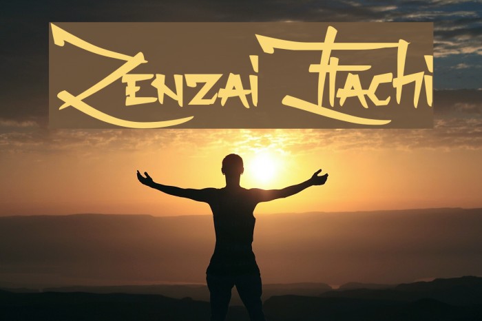 Zenzai Itachi Font examples