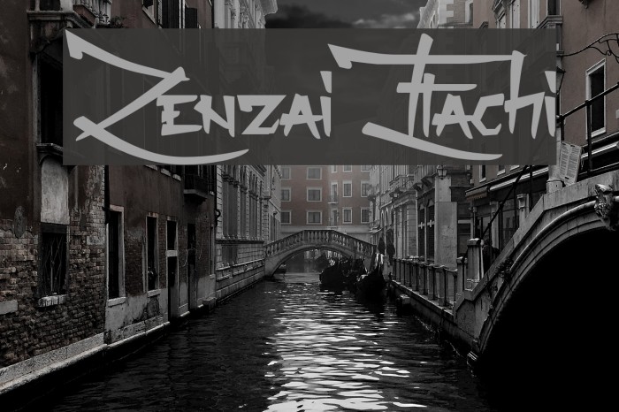 Zenzai Itachi Font examples