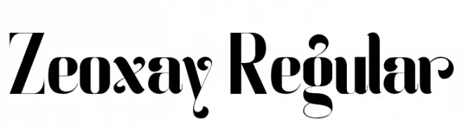 Zeoxay-Regular  Fuentes Gratis Descargar