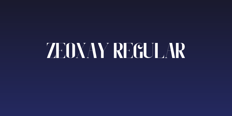 Zeoxay-Regular Social Header