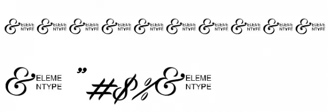 ZephanDemoVer. Font OTHER CHARS