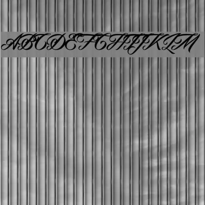 ZephanDemoVer. Font examples