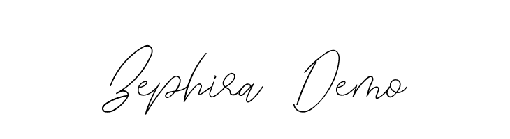 Zephira Demo Font - FFonts.net