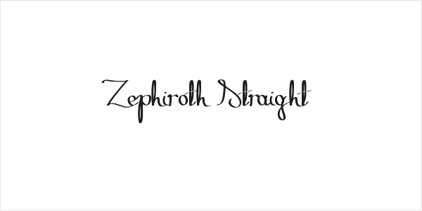 Zephiroth Straight Logo