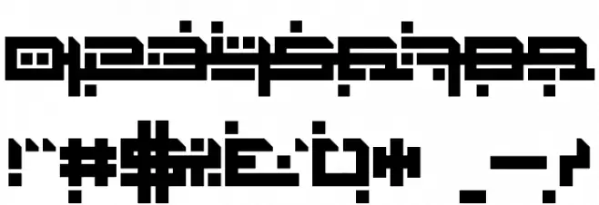 Zephyr Jubilee Regular Font OTHER CHARS
