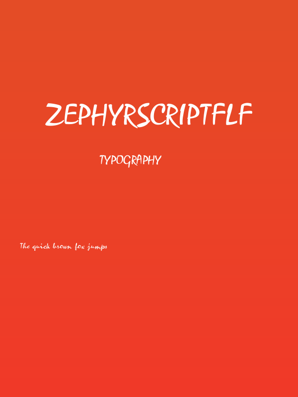 ZephyrScriptFLF Poster