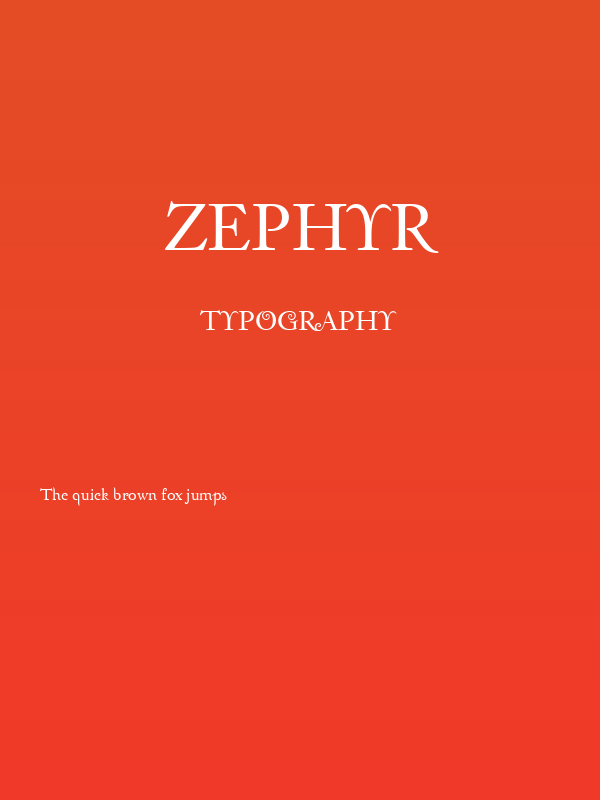 Zephyr Poster