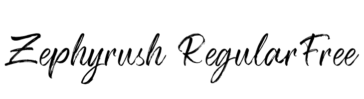 Zephyrush-RegularFree  Fuentes Gratis Descargar