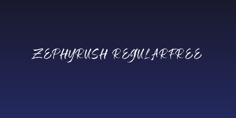 Zephyrush-RegularFree Social Header