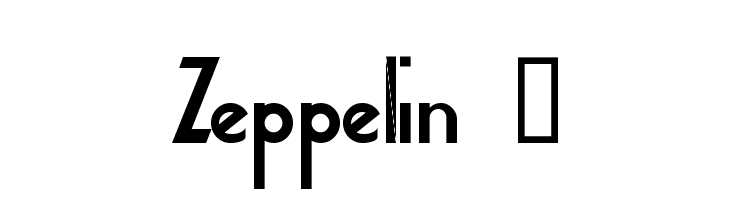 Zeppelin 2 फ़ॉन्ट
