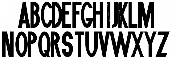 Zeppelin 2 Font Litere mari