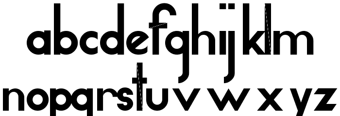Zeppelin 2 Font LOWERCASE