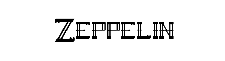 Zeppelin  baixar fontes gratis