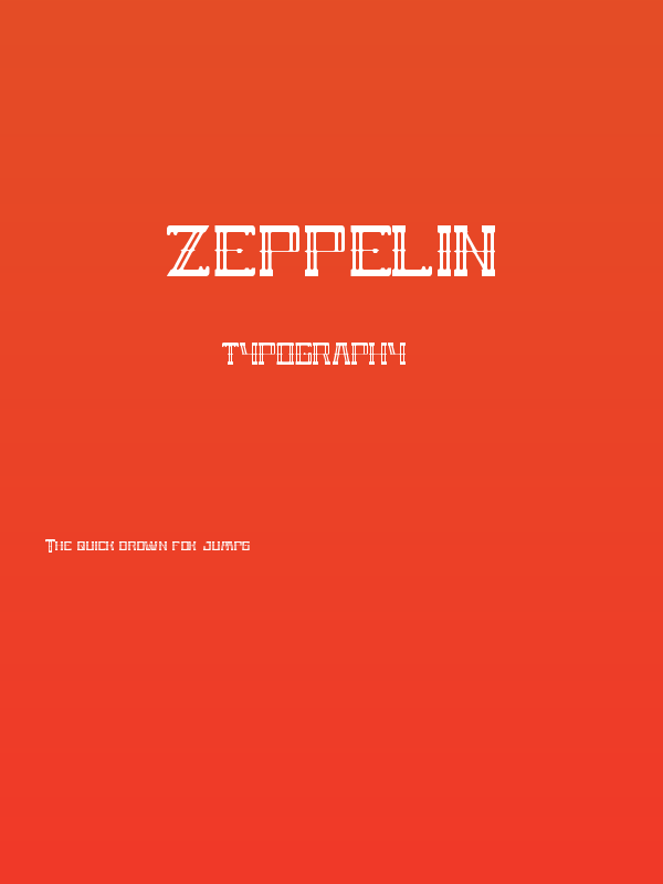 Zeppelin Poster